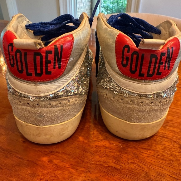 Golden Goose Glitter Sneakers Size 39 - Picture 3 of 10